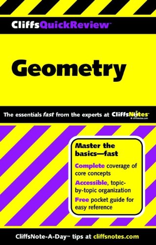 Algopix Similar Product 9 - CliffsQuickReview Geometry Cliffs