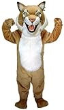 Algopix Similar Product 1 - Tan Bobcat Mascot Costume