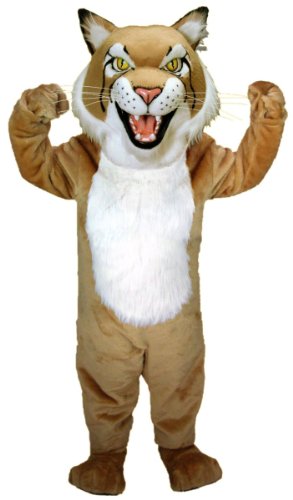 Algopix Similar Product 14 - Tan Bobcat Mascot Costume