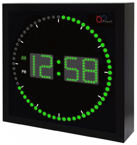 Algopix Similar Product 15 - DBTech Big Digital Green LED Square