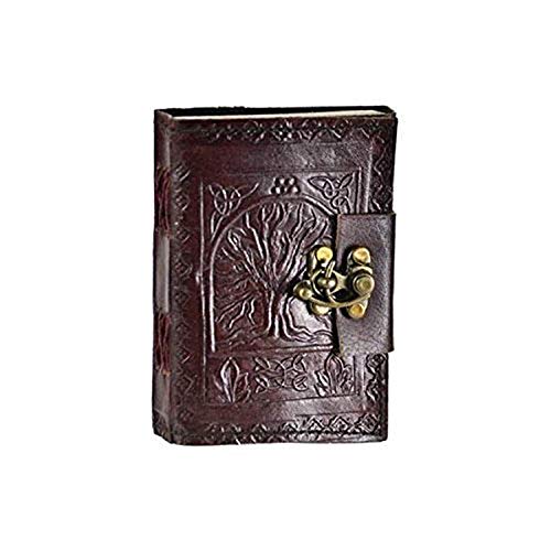 Algopix Similar Product 17 - Leather Celtic Tree of Life Book of