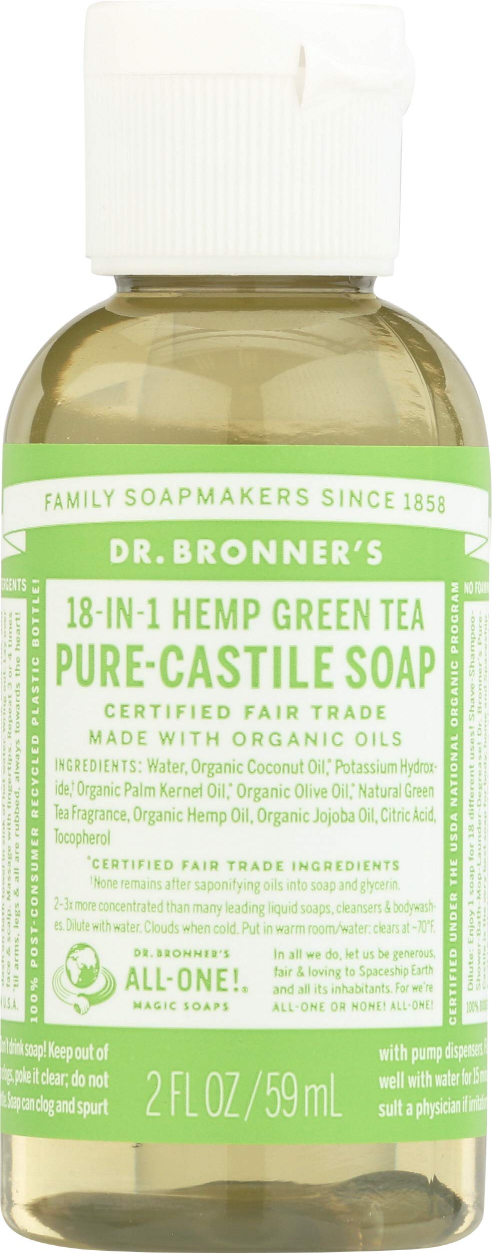Algopix Similar Product 11 - Dr Bronners Soap Liquid Castile Green