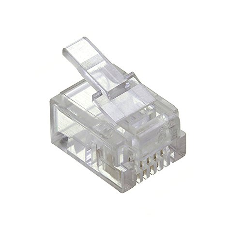 Algopix Similar Product 12 - Cmple  RJ11 Modular Plugs 6P4C for