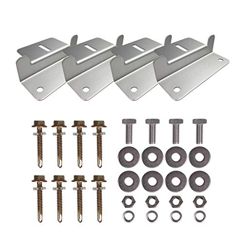 Algopix Similar Product 17 - Renogy Solar Panel Mounting Z Brackets