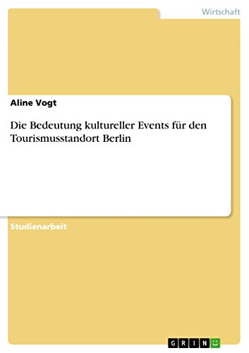 Algopix Similar Product 9 - Die Bedeutung kultureller Events fr