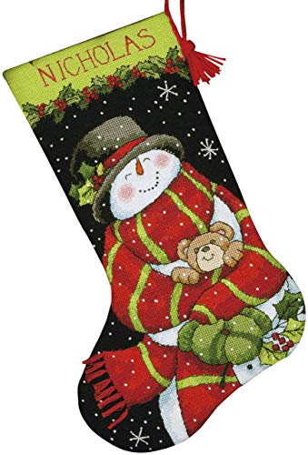 Algopix Similar Product 8 - Dimensions Snowman and Bear Needlepoint