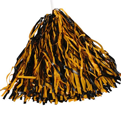 Algopix Similar Product 6 - Black  Bright Gold Spirit Pom Poms Qty