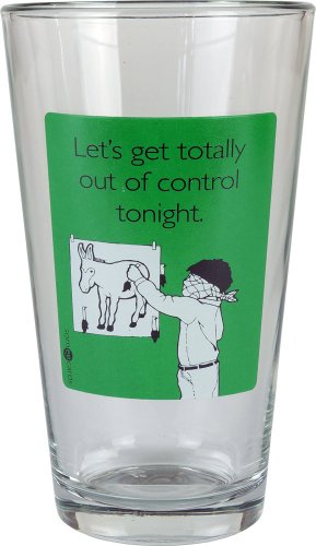 Algopix Similar Product 3 - Someecards "Out of Control" Pint