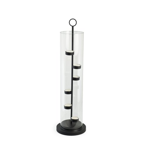 Algopix Similar Product 17 - 2 Pc Tea Light Tower Hurricane Candle