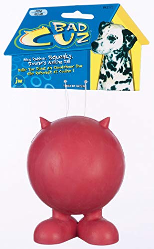 Algopix Similar Product 13 - JW Pet Assorted Bad Cuz Rubber Dog Toy