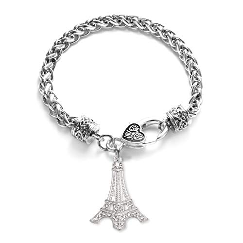 Algopix Similar Product 18 - Eiffel Tower Clear Crystals Silver