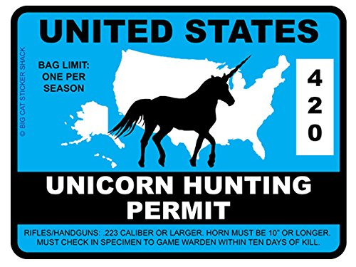Algopix Similar Product 1 - Unicorn Hunting Permit  United States