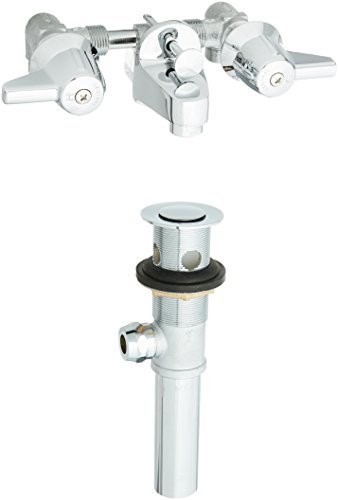 Algopix Similar Product 4 - Central Brass 1177DA Two Handle Shelf