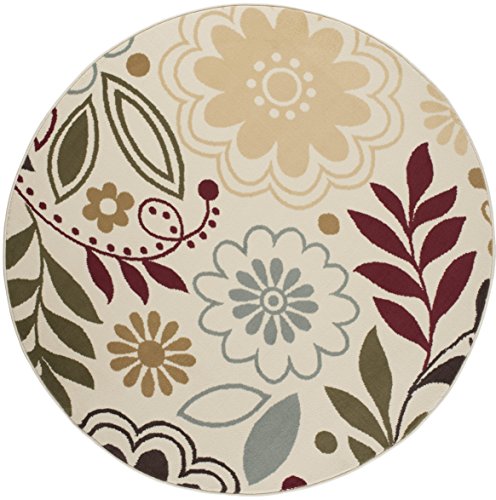 Algopix Similar Product 12 - Skyler Contemporary Floral Beige