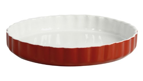 Algopix Similar Product 4 - Crealys 512735 Ceramic Tart Dish 28 cm