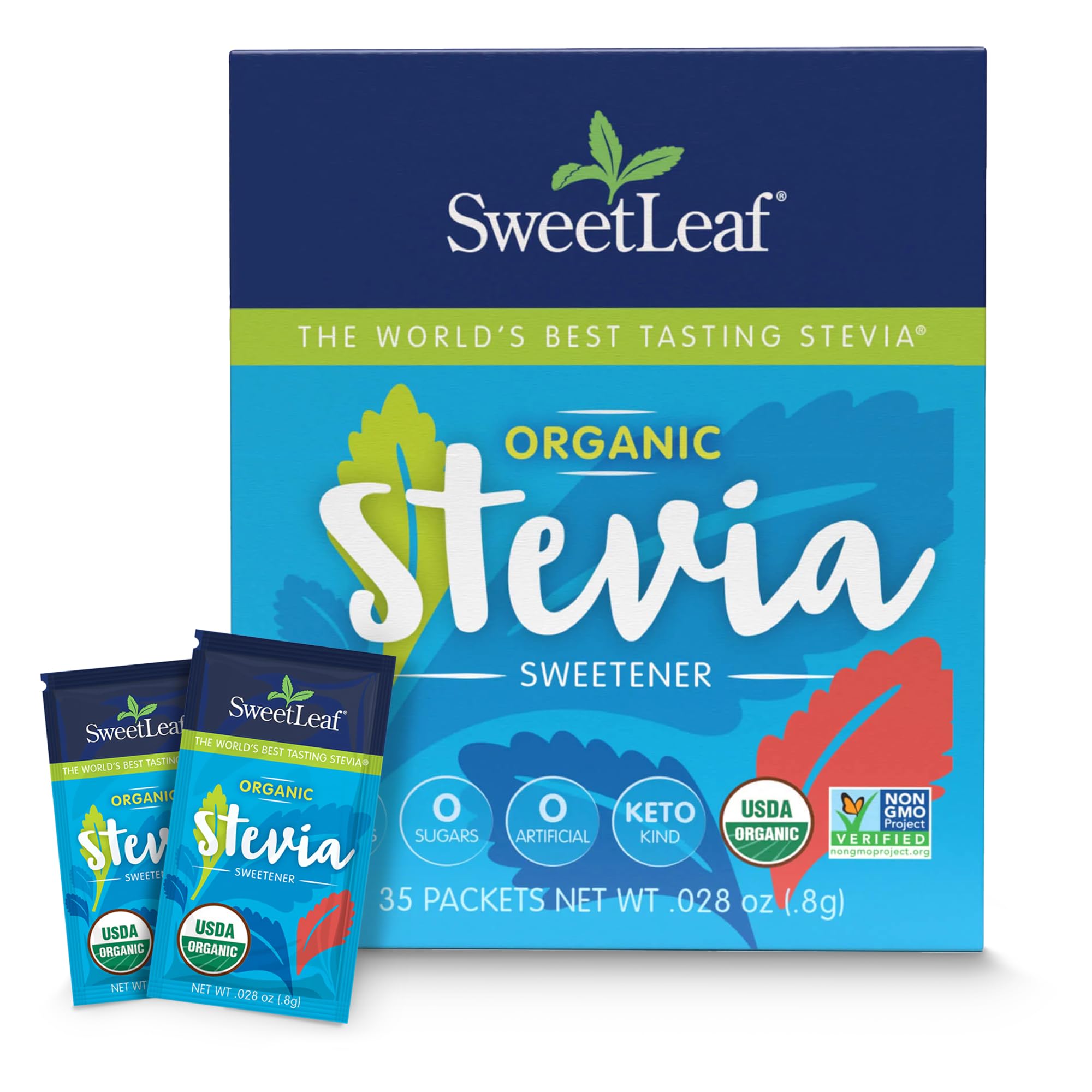 Algopix Similar Product 8 - SweetLeaf Organic Stevia Powder Packets