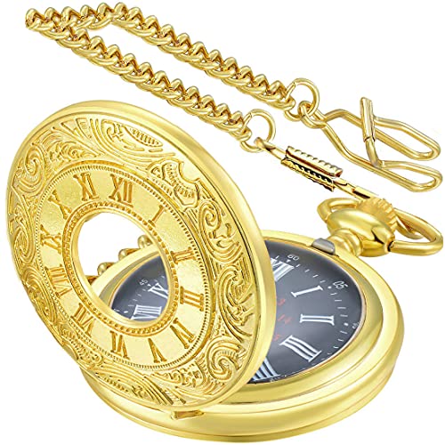 Algopix Similar Product 16 - LYMFHCH Vintage Pocket Watch Roman