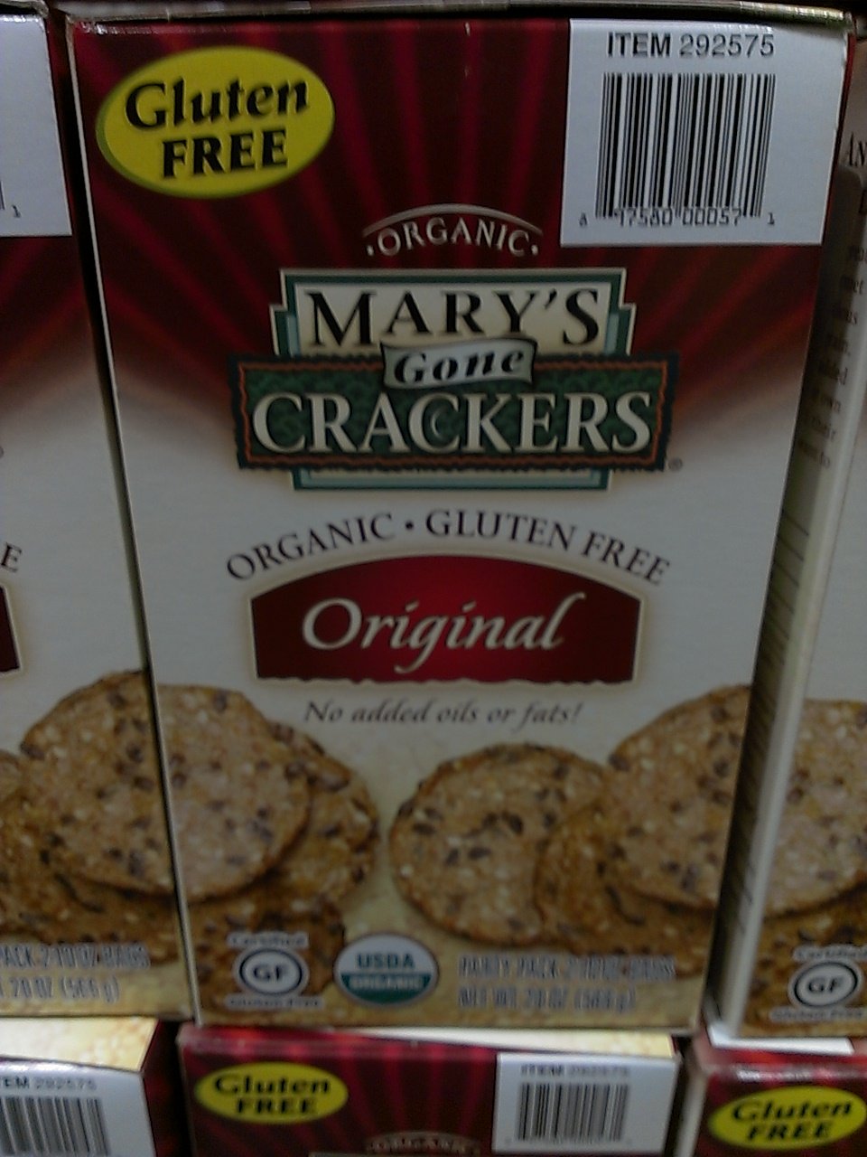 Algopix Similar Product 2 - Organic Marys Gone Crackers 10 oz bag