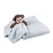 Algopix Similar Product 18 - Blue with White Dots Baby Blanket 