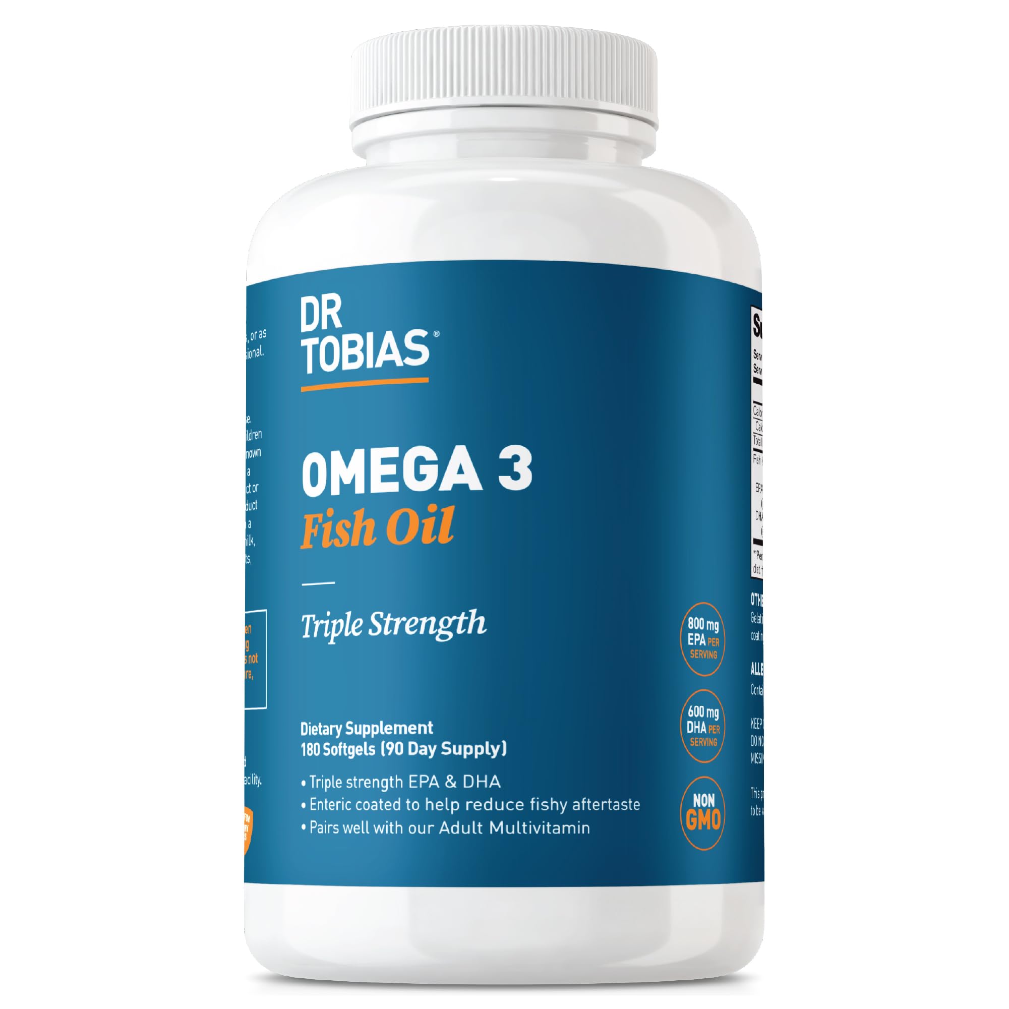 Algopix Similar Product 19 - Dr Tobias Omega 3 Fish Oil 2000mg