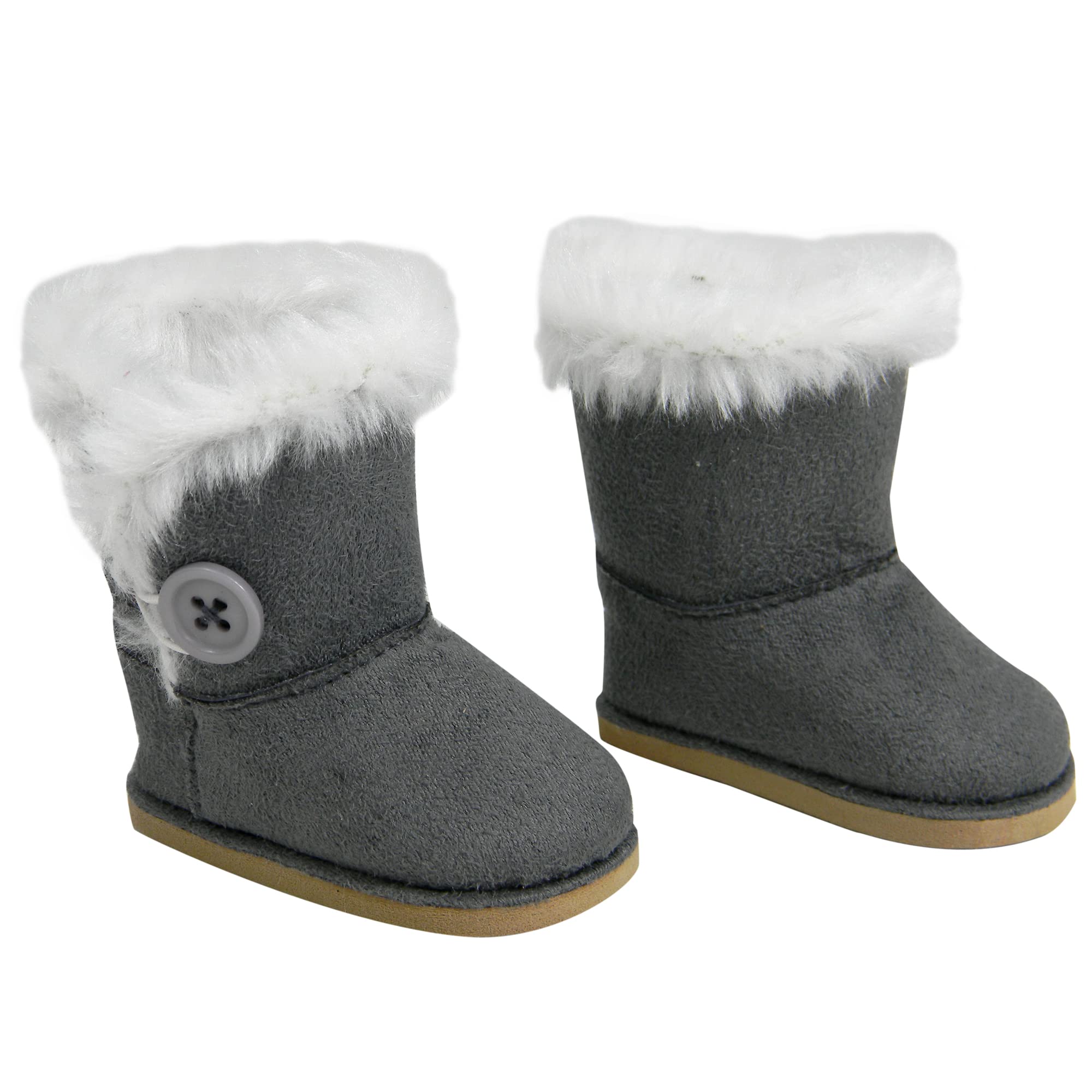 Algopix Similar Product 19 - Sophias Gray Suede Winter Boots with