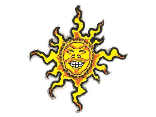 Algopix Similar Product 4 - Sun (Bumper Sticker)