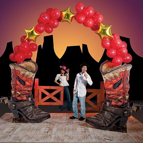Algopix Similar Product 14 - Western Cowboy Boot Balloon Arch
