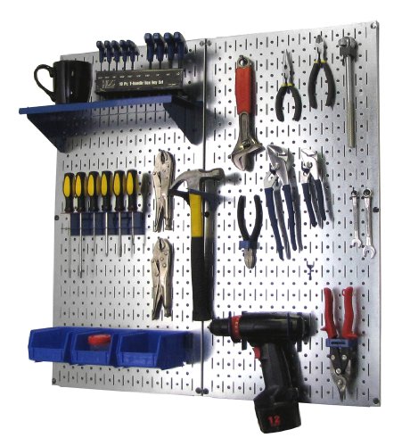 Algopix Similar Product 2 - Wall Control Metal Pegboard Organizer