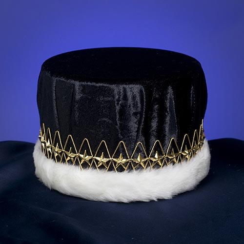 Algopix Similar Product 15 - Black and Gold Velvet Kings Crown