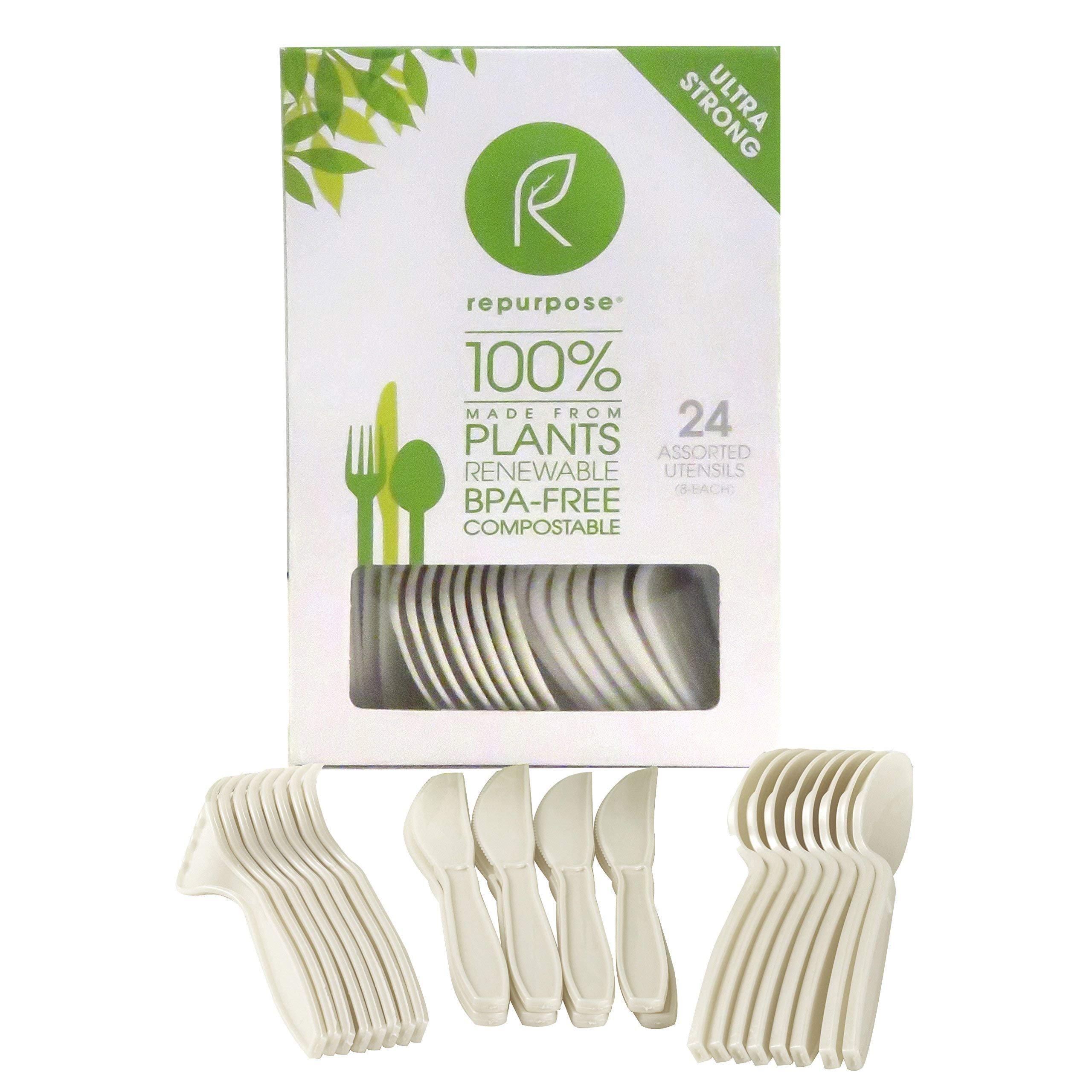 Algopix Similar Product 12 - Repurpose Compostable Assorted Utensils