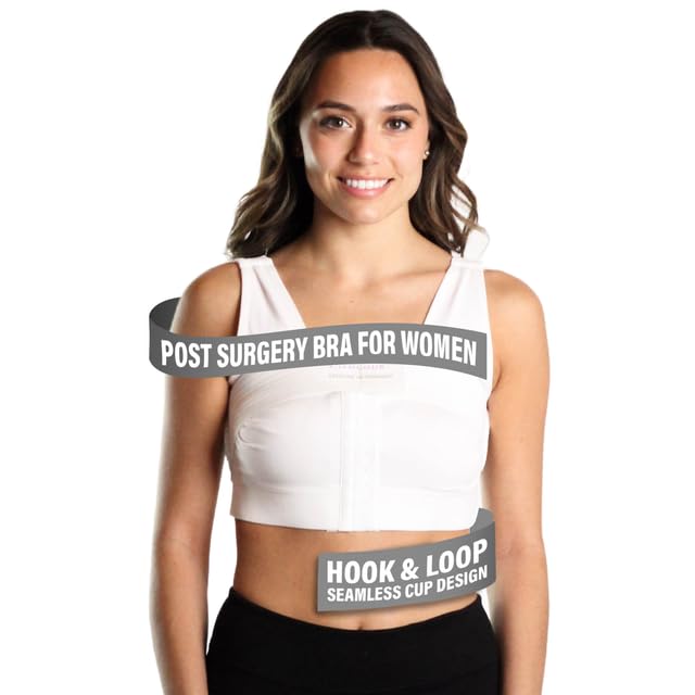Algopix Similar Product 12 - Post Surgery Bra for Women Velcro