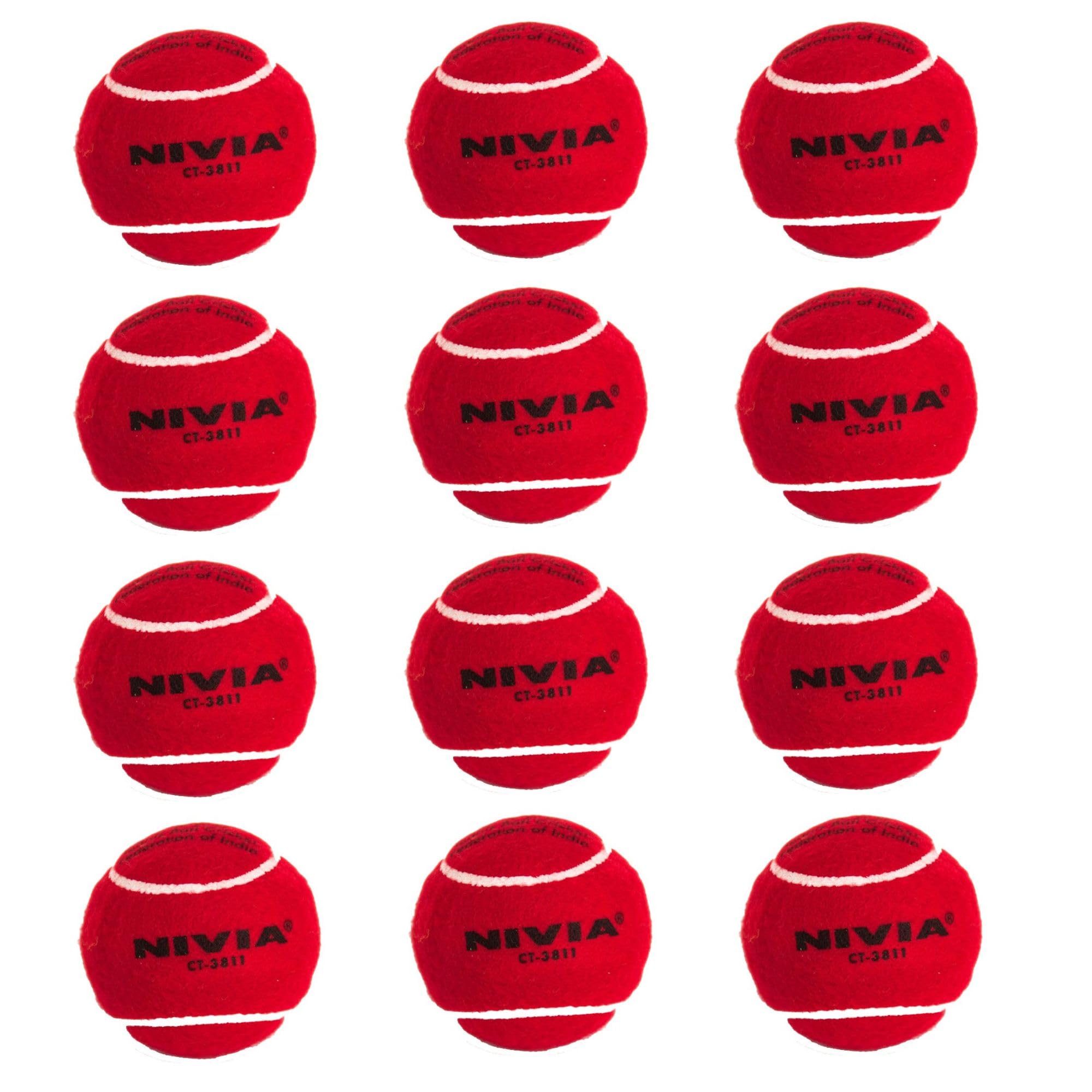 Algopix Similar Product 20 - Cricket Tennis Balls Red Balls Pack of