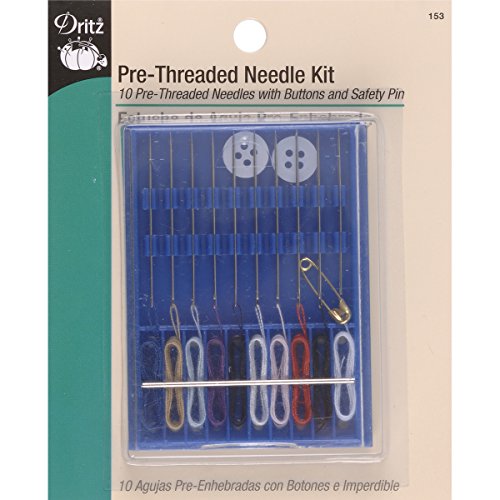 Algopix Similar Product 16 - Dritz 153 Pre-Threaded Needle Kit