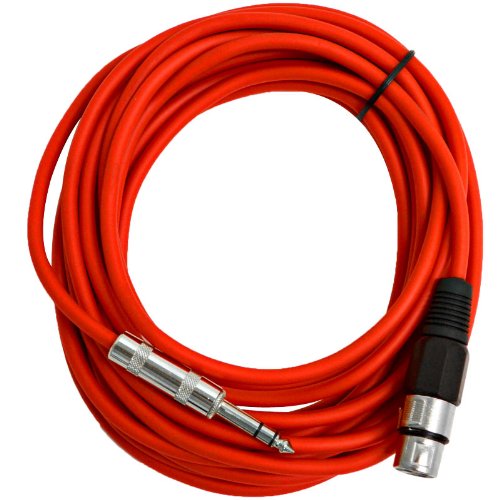 Algopix Similar Product 7 - Seismic Audio  SATRXLF25Red  25 Foot