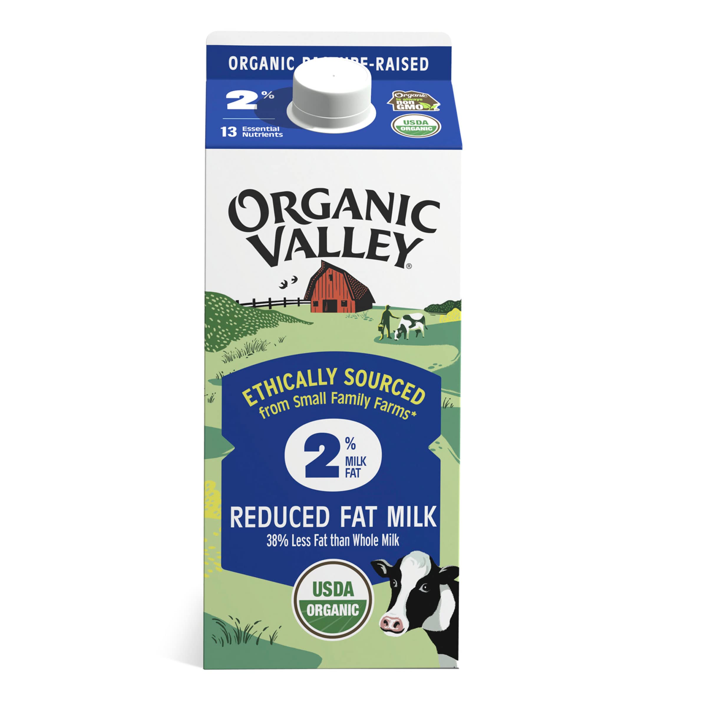 Algopix Similar Product 5 - Organic Valley Organic 2 Milk 64 Oz