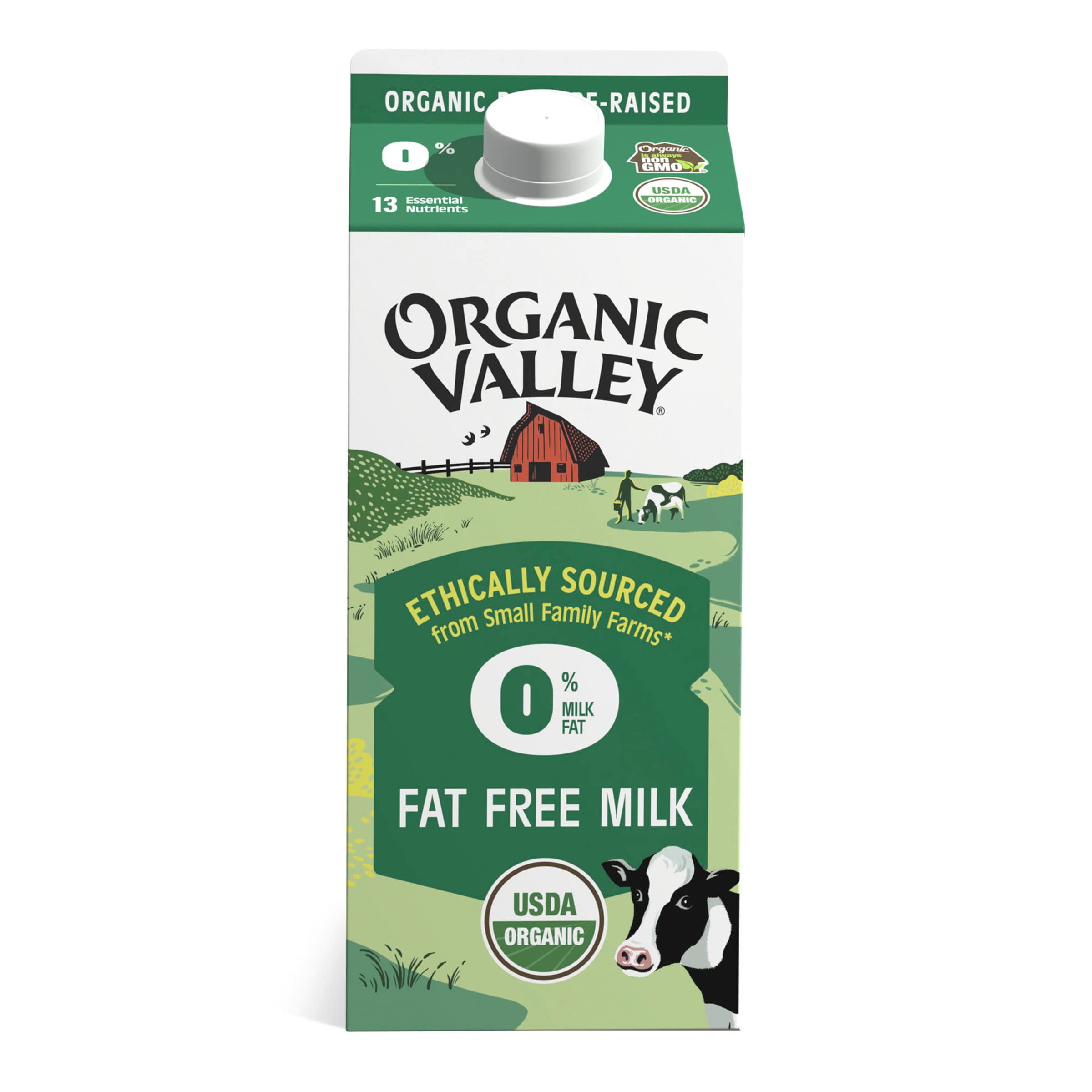 Algopix Similar Product 9 - Organic Valley Organic Skim Milk 64