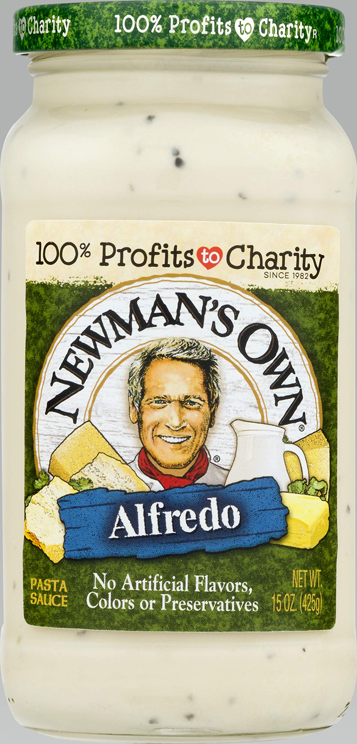 Algopix Similar Product 15 - Newman's Own Alfredo Pasta Sauce, 15 oz