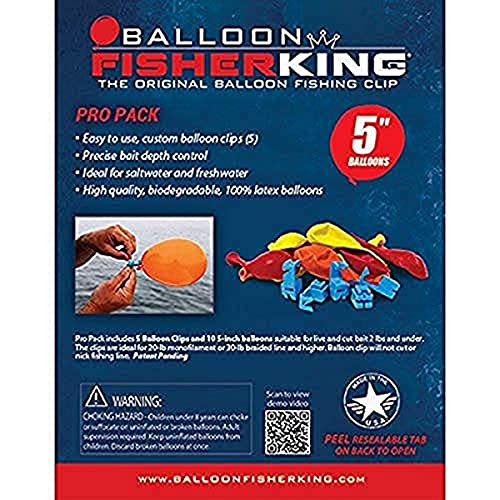 Algopix Similar Product 16 - Balloon Fisher King - Pro Pack 5"