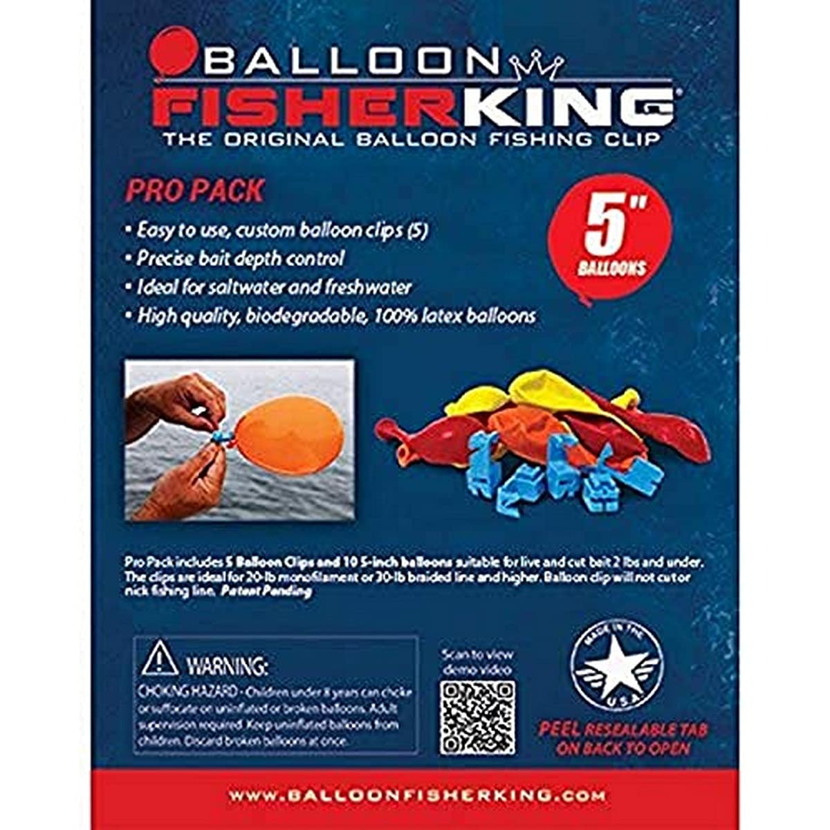 Algopix Similar Product 3 - Balloon Fisher King - Pro Pack 5"