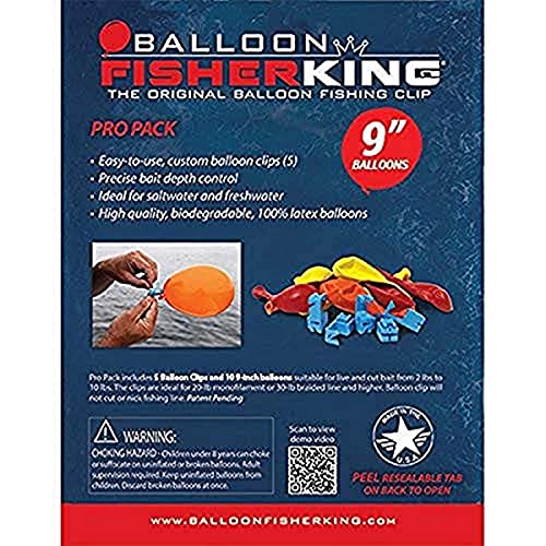 Algopix Similar Product 4 - Balloon Fisher King - Pro Pack 9"