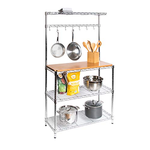 Algopix Similar Product 9 - Seville Classics Bakers Rack Kitchen