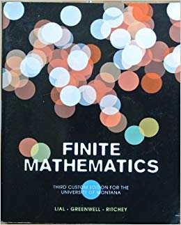 Algopix Similar Product 3 - Finite Mathematics University of