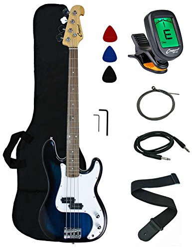 Algopix Similar Product 11 - Crescent Electric Bass Guitar Starter
