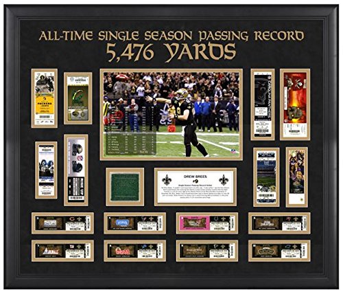 Algopix Similar Product 20 - New Orleans Saints Drew Brees Record