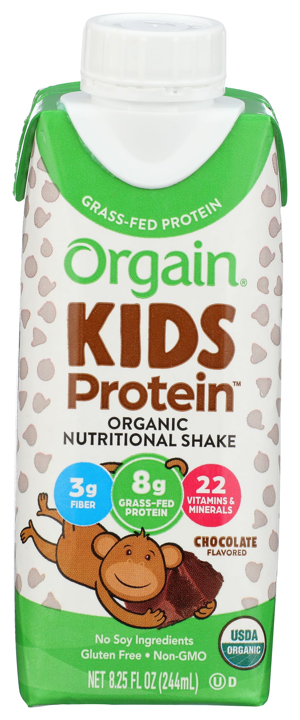 Algopix Similar Product 4 - ORGAIN SHAKE HLTHY KID CHOCOLATE ORG