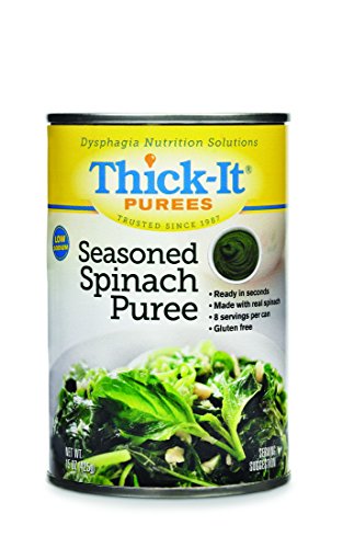 Algopix Similar Product 19 - ThickIt Purees Seasoned Spinach 15 oz