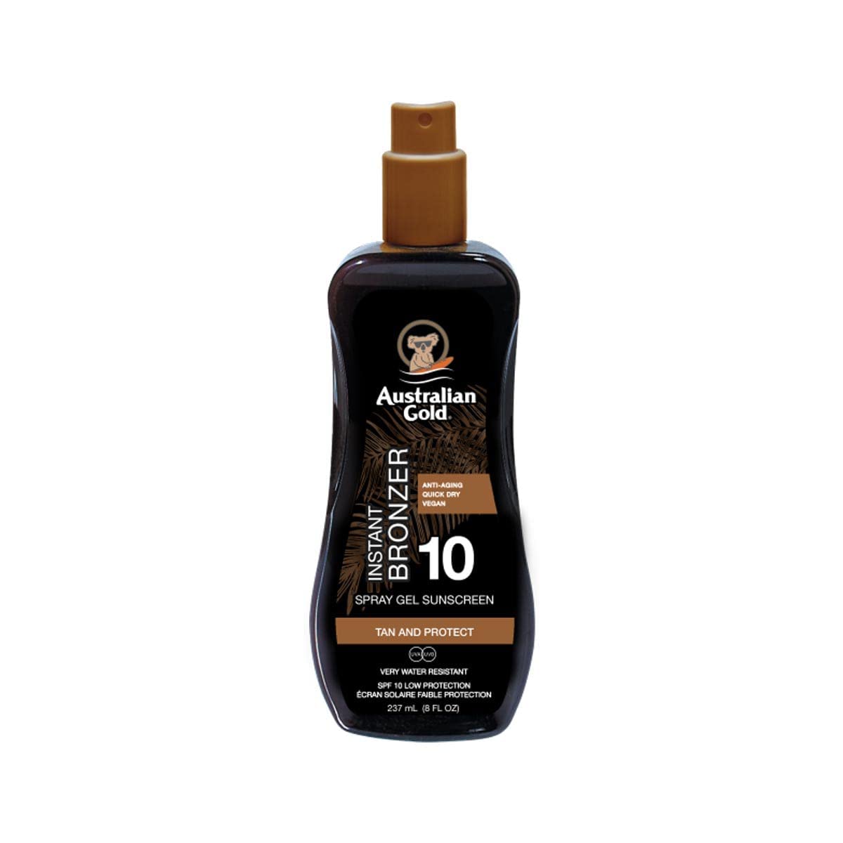 Algopix Similar Product 11 - Australian Gold SPF 10 Spray Gel 237ml