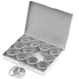 Algopix Similar Product 9 - Aluminum Bead Storage Box with 12 Snap