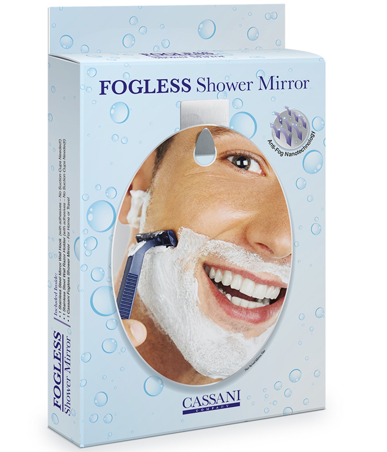 Algopix Similar Product 6 - Fogless Shower Mirror  EASY INSTALL 