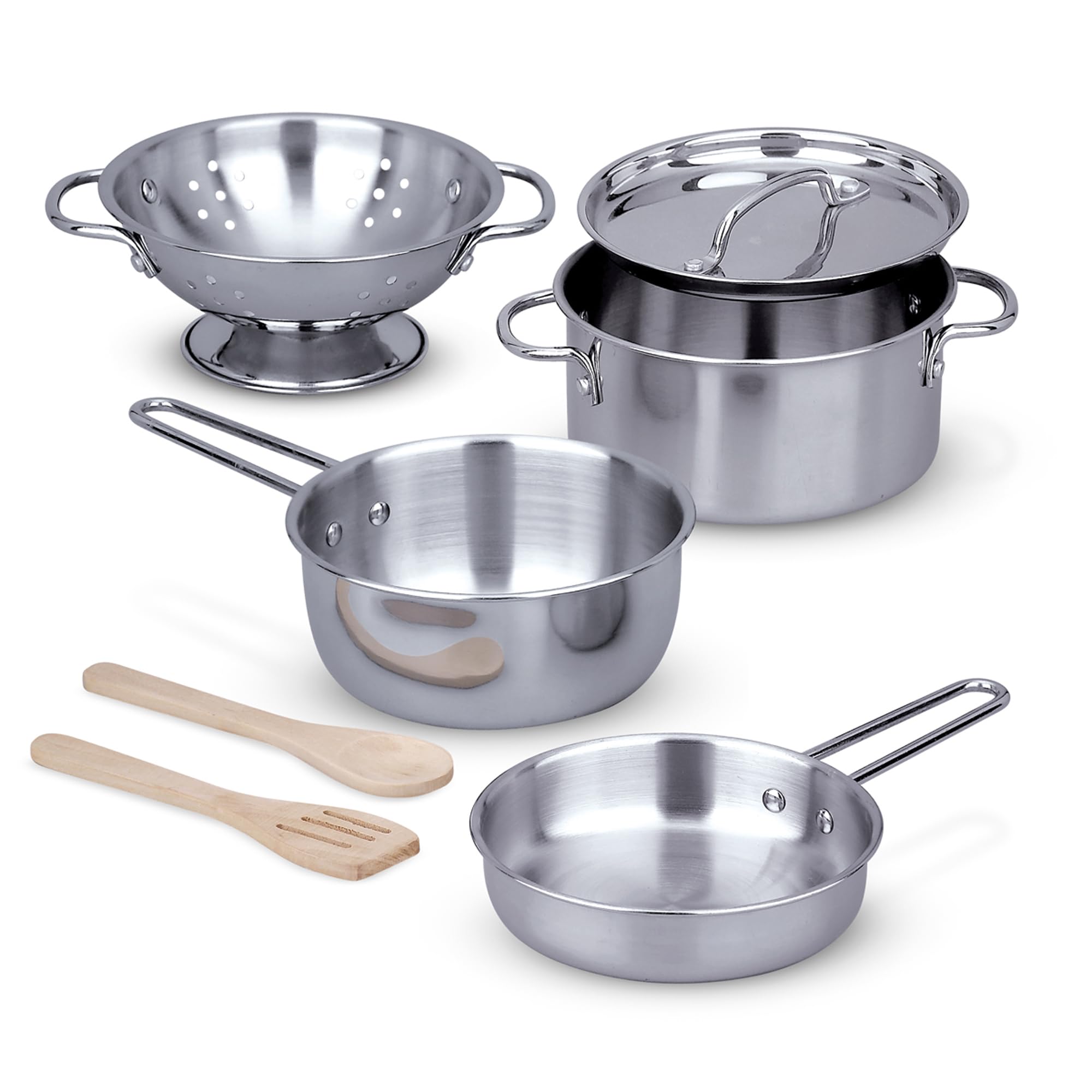 Algopix Similar Product 19 - Melissa  Doug Stainless Steel Pots 